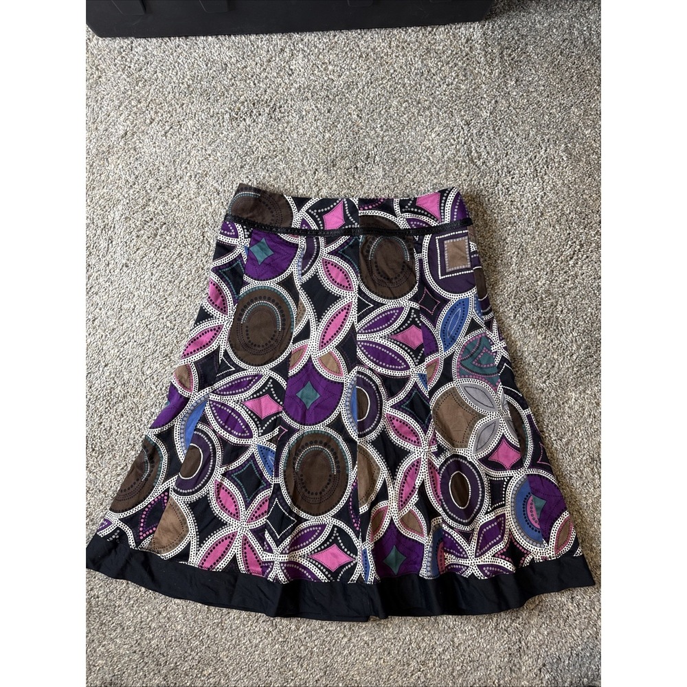 Harold's Women's A-Line Geometric Print Skirt Size 4